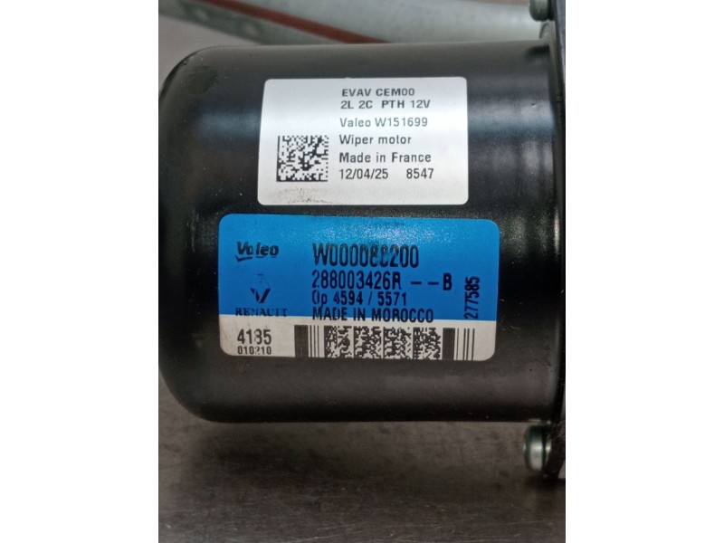 Recambio de motor limpia delantero para renault captur iii captur e-tech hybrid referencia OEM IAM 288003426R W000088200 2025