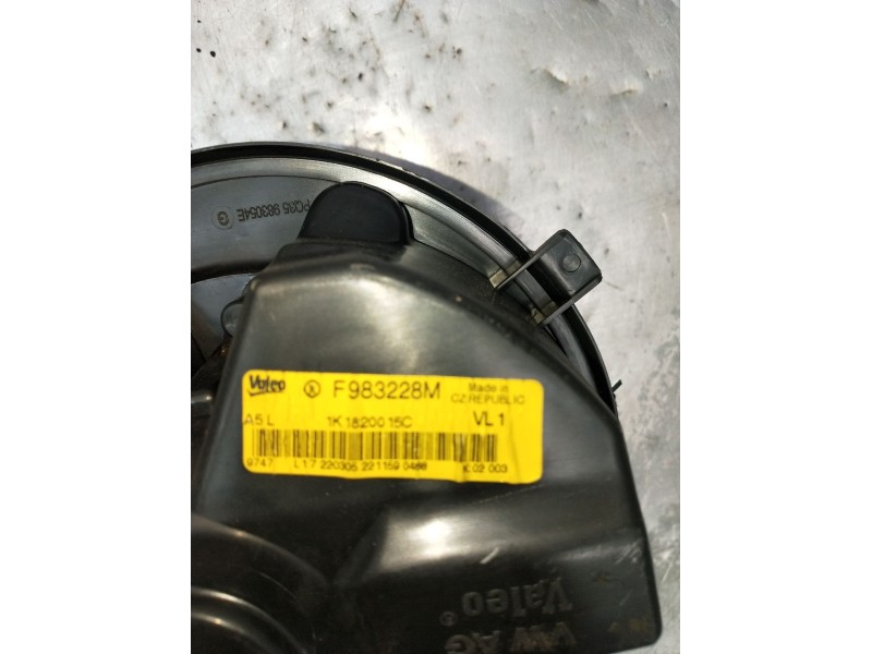 Recambio de motor calefaccion para seat altea (5p1) 1.9 tdi referencia OEM IAM 1K1820015C F983228M 2004