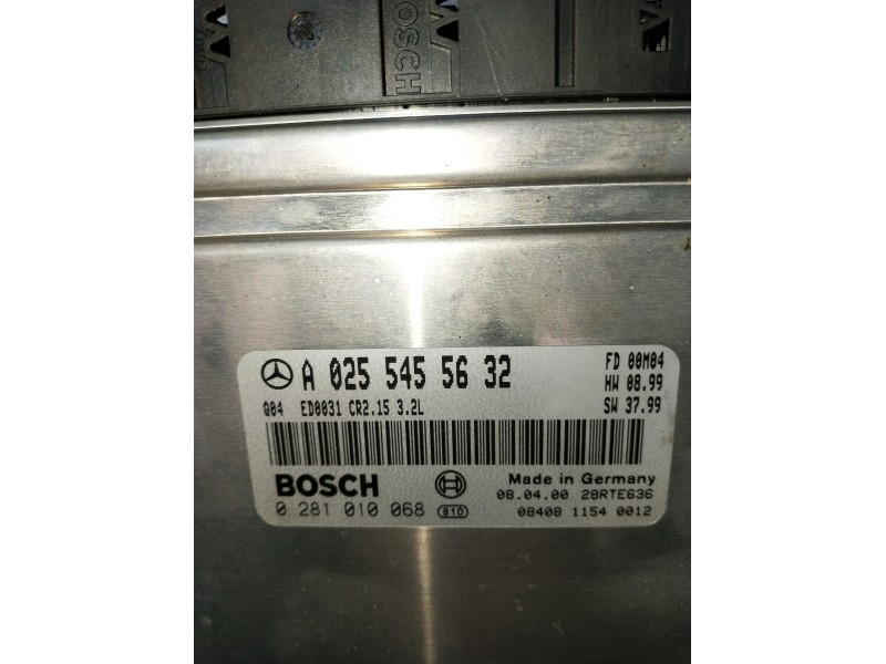 Recambio de centralita motor uce para mercedes-benz clase e t-model (s210) e 320 t cdi (210.226) referencia OEM IAM 0281010068 A