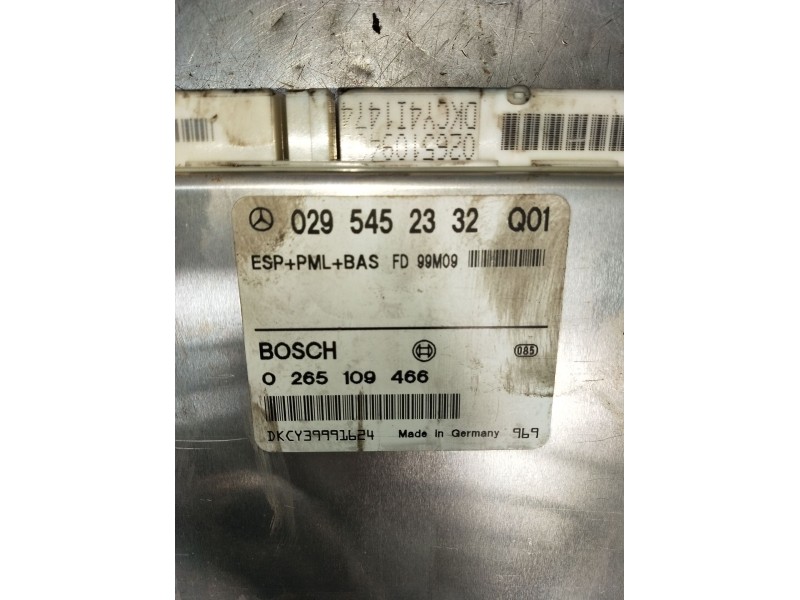 Recambio de centralita abs para mercedes-benz clase e t-model (s210) e 320 t cdi (210.226) referencia OEM IAM 0265109466 0295452