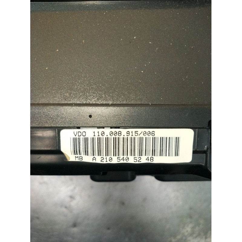 Recambio de cuadro instrumentos para mercedes-benz clase e t-model (s210) e 320 t cdi (210.226) referencia OEM IAM A2105405248 1