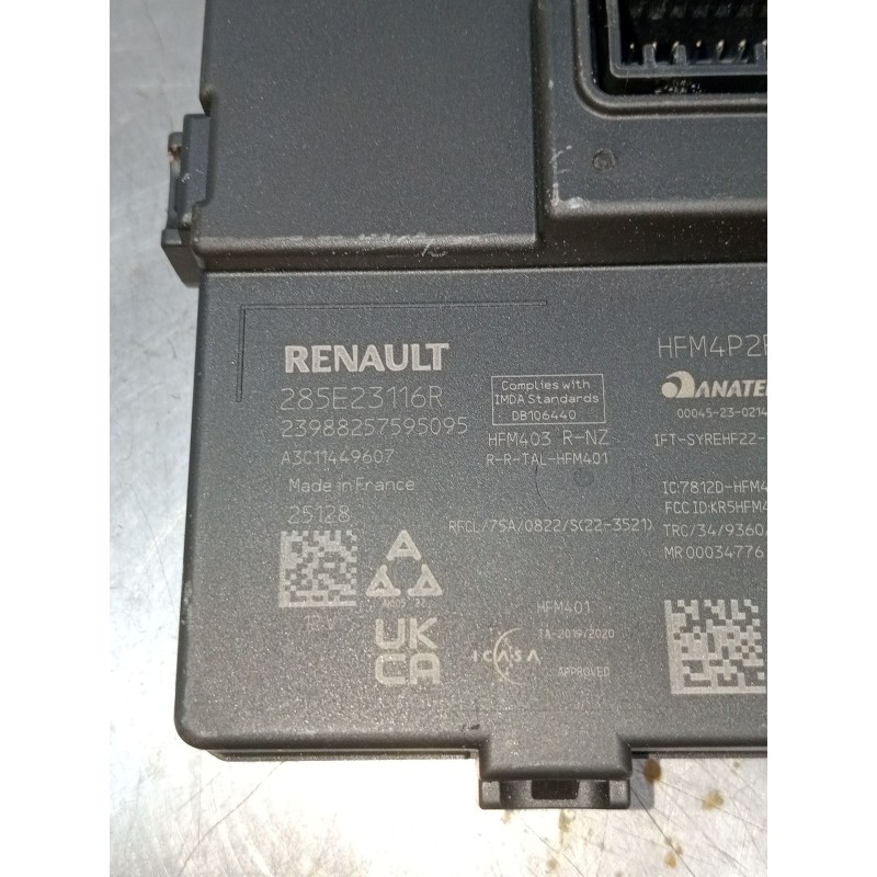 Recambio de modulo electronico para renault captur iii captur e-tech hybrid referencia OEM IAM   