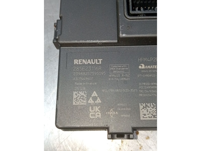 Recambio de modulo electronico para renault captur iii captur e-tech hybrid referencia OEM IAM   