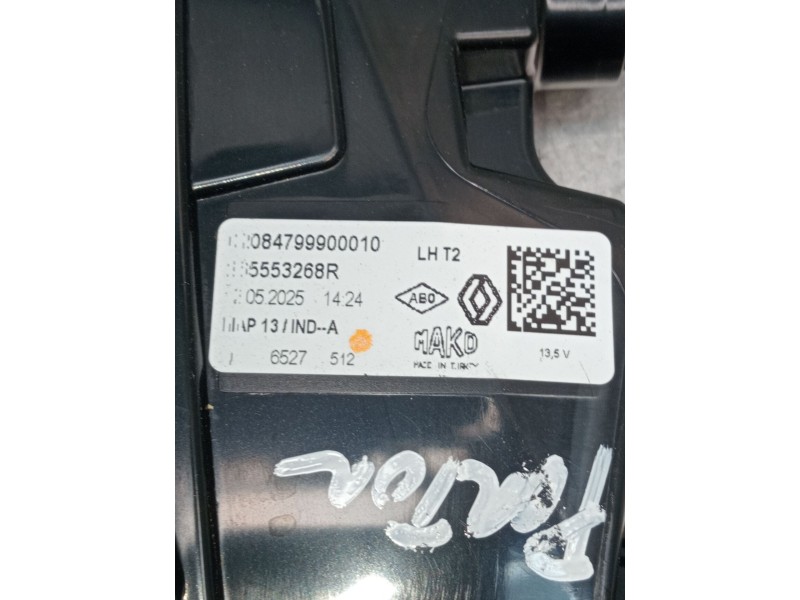 Recambio de piloto trasero izquierdo interior para renault captur iii captur e-tech hybrid referencia OEM IAM 02084799900010 265