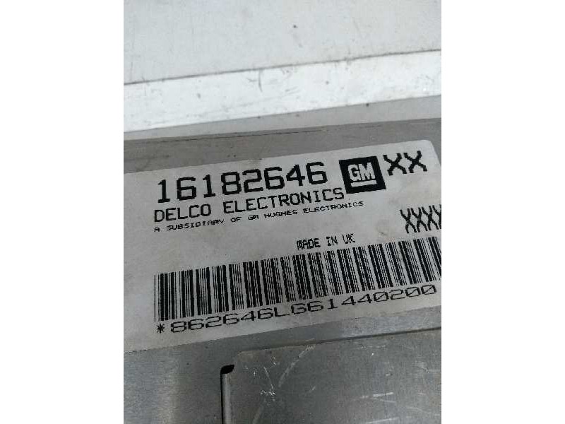 Recambio de centralita motor uce para opel tigra referencia OEM IAM 16182646 XX 