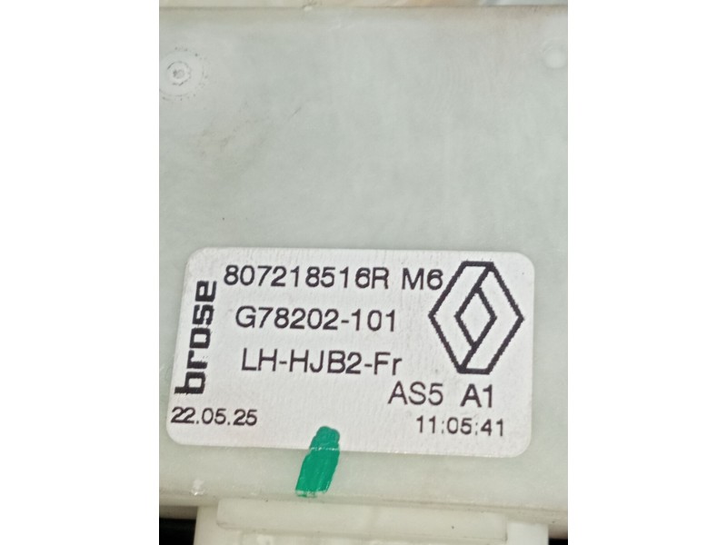 Recambio de elevalunas delantero izquierdo para renault captur iii captur e-tech hybrid referencia OEM IAM 807218516R 5P G782021