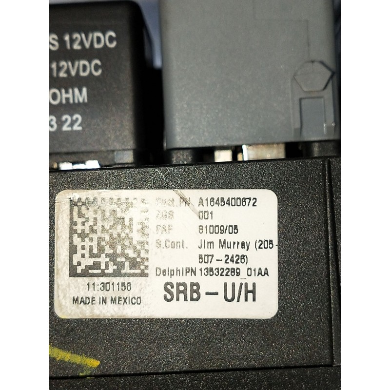 Recambio de caja reles / fusibles para mercedes-benz clase m (w164) ml 320 cdi 4-matic (164.122) referencia OEM IAM A1645400672 