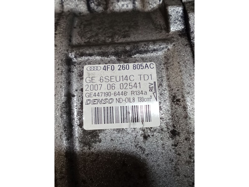 Recambio de compresor aire acondicionado para audi a6 c6 avant (4f5) 3.0 tdi quattro referencia OEM IAM 4F0260805AC GE4471906446