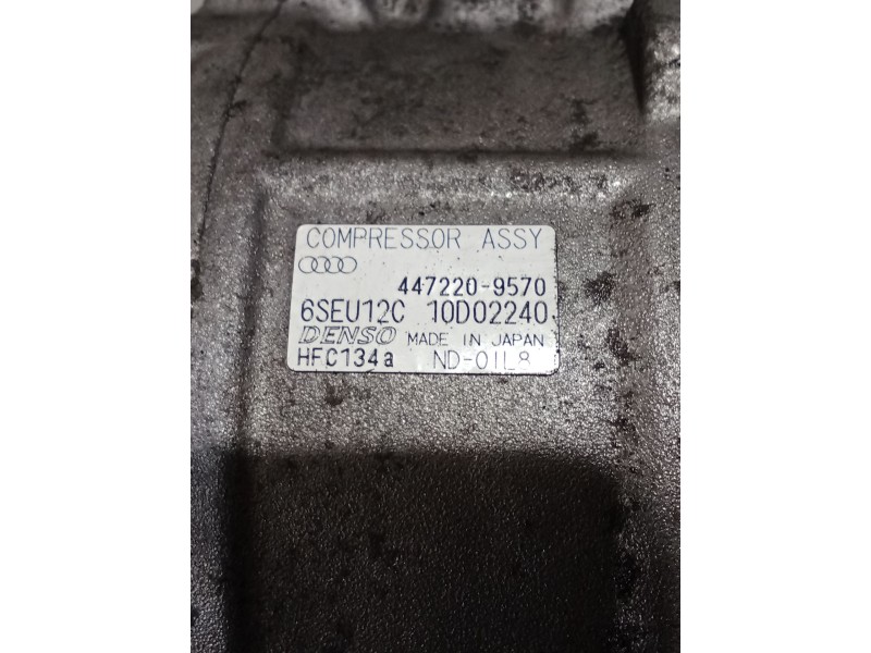 Recambio de compresor aire acondicionado para audi a4 b6 avant (8e5) 2.5 tdi quattro referencia OEM IAM 4472209570 6SEU12C 