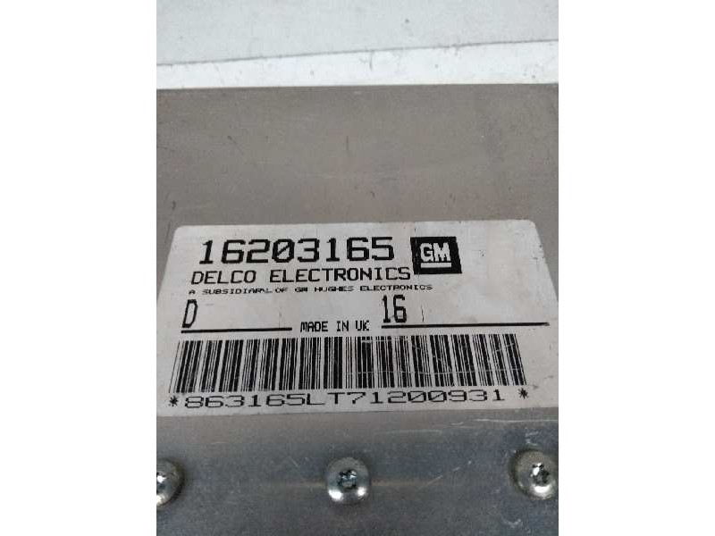 Recambio de centralita motor uce para opel vectra b berlina referencia OEM IAM 16203165  