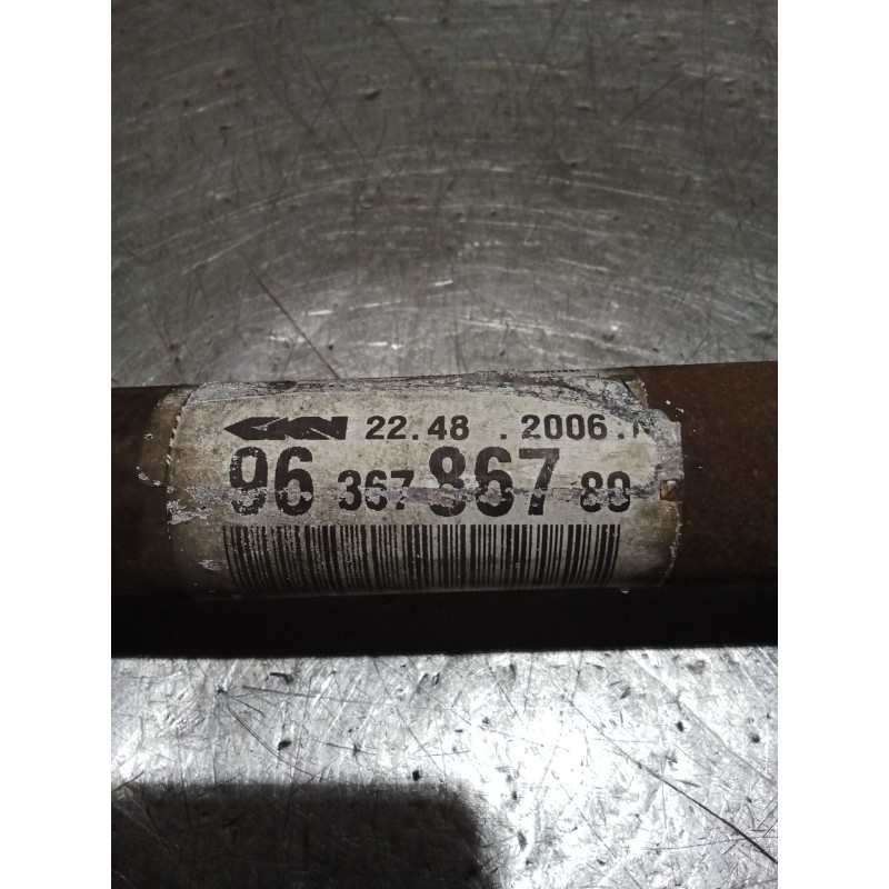 Recambio de transmision delantera izquierda para peugeot 307 (3a/c) 1.6 16v referencia OEM IAM 9636786780  