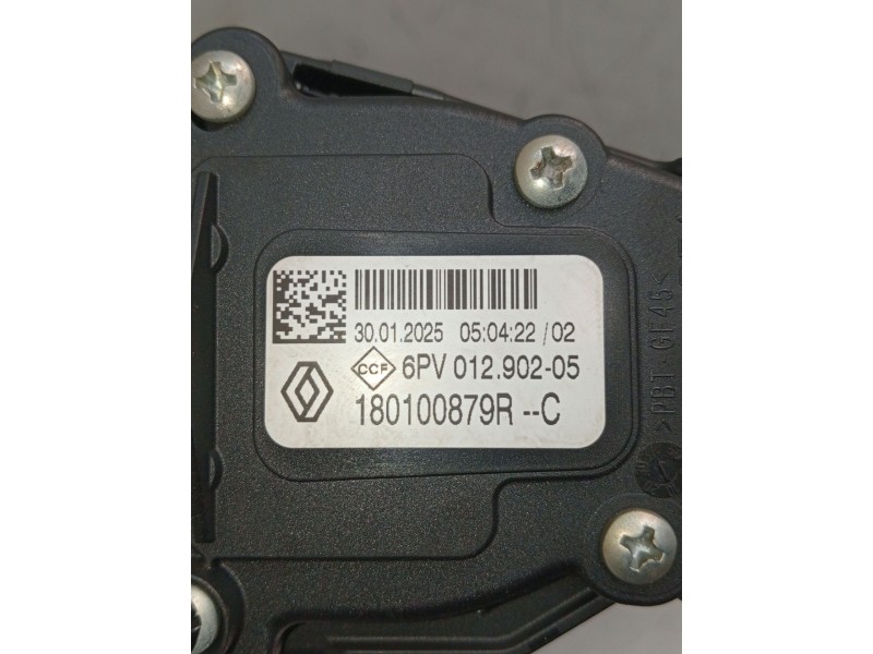 Recambio de potenciometro pedal para renault captur iii captur e-tech hybrid referencia OEM IAM 180100879R 6PV01290205 2026