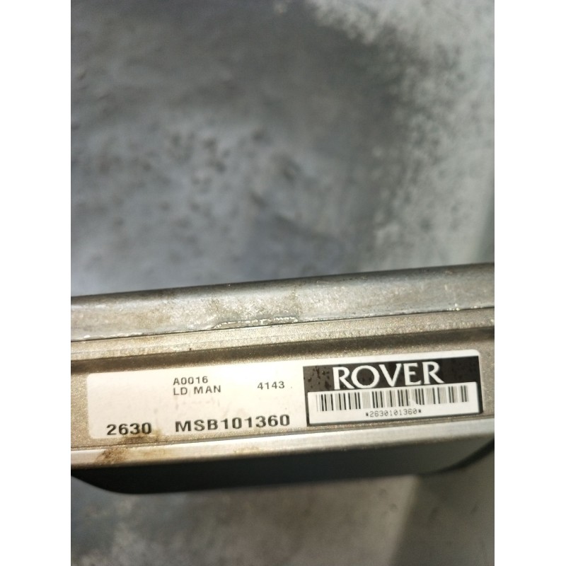 Recambio de centralita motor uce para land rover defender station wagon (l316, l315) 2.5 td5 4x4 (l316) referencia OEM IAM MSB10