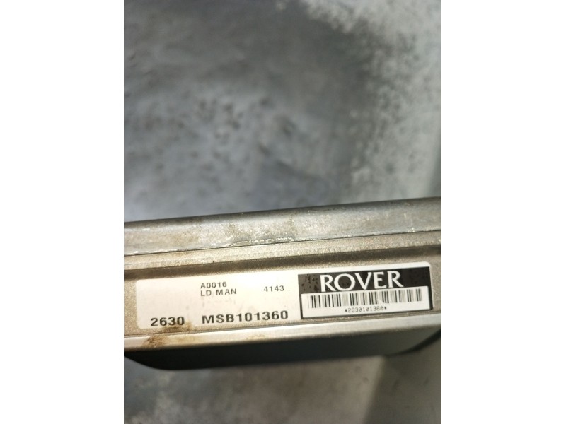 Recambio de centralita motor uce para land rover defender station wagon (l316, l315) 2.5 td5 4x4 (l316) referencia OEM IAM MSB10