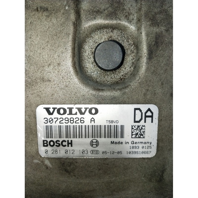 Recambio de centralita motor uce para volvo s60 i (384) 2.4 d referencia OEM IAM 0281012103 30729826A 1039S10667 2000