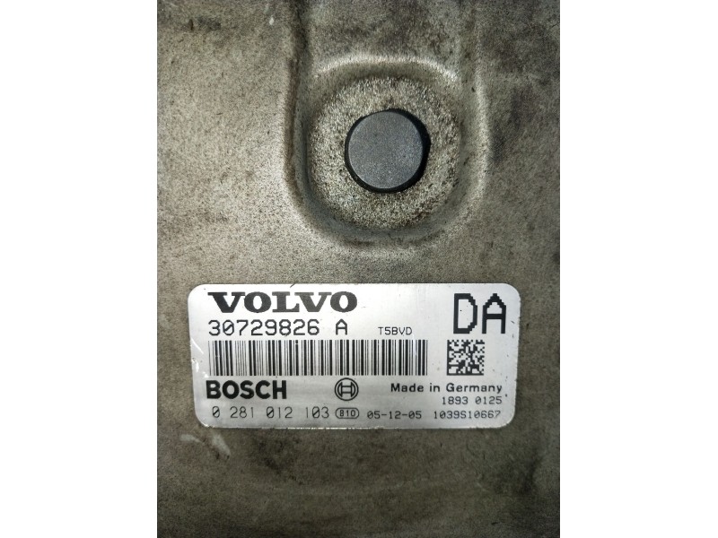 Recambio de centralita motor uce para volvo s60 i (384) 2.4 d referencia OEM IAM 0281012103 30729826A 1039S10667 2000