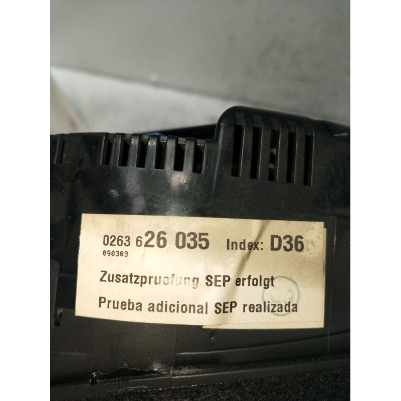 Recambio de cuadro instrumentos para audi a4 b6 avant (8e5) 2.5 tdi quattro referencia OEM IAM 0263626035  2001