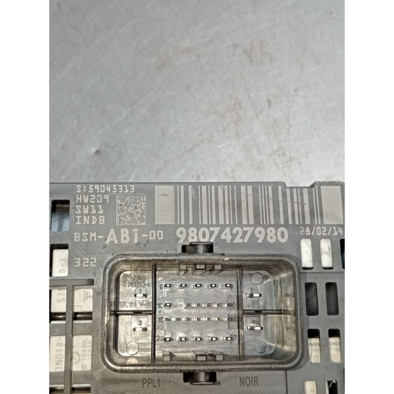 Recambio de caja reles / fusibles para citroën c4 coupe 1.6 16v cat (nfu / tu5jp4) referencia OEM IAM 9807427980 BSMAB100 590453