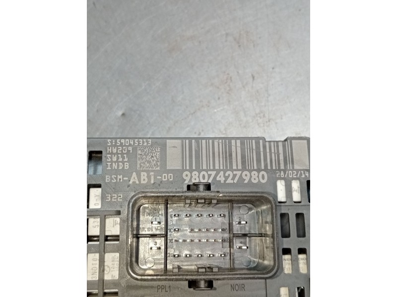 Recambio de caja reles / fusibles para citroën c4 coupe 1.6 16v cat (nfu / tu5jp4) referencia OEM IAM 9807427980 BSMAB100 590453