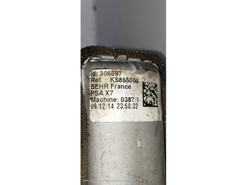 Recambio de radiador calefaccion / aire acondicionado para citroen c5 berlina exclusive referencia OEM IAM K5855004  