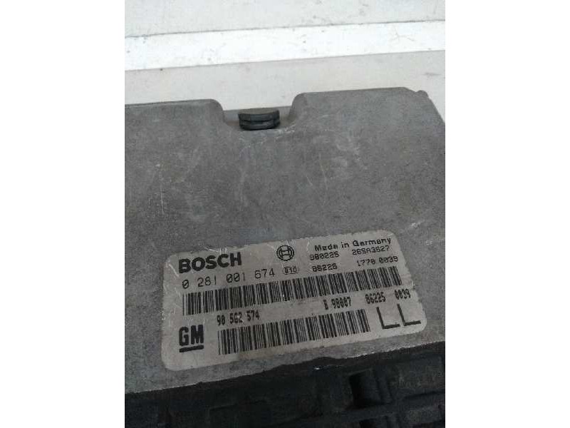 Recambio de centralita motor uce para opel astra g berlina referencia OEM IAM 0281001674 90562574 LL Recambio de centralita motor uce para opel astra g berlina referencia OEM IAM 0281001674 90562574 LL
