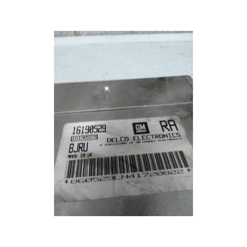 Recambio de centralita motor uce para opel corsa b 1.2 referencia OEM IAM 16190529 RA BJRU Recambio de centralita motor uce para opel corsa b 1.2 referencia OEM IAM 16190529 RA BJRU