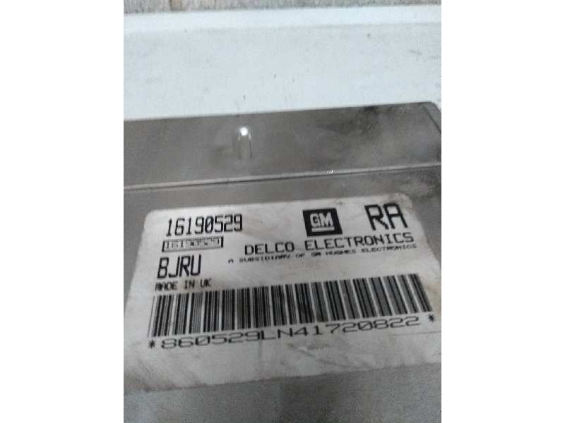 Recambio de centralita motor uce para opel corsa b 1.2 referencia OEM IAM 16190529 RA BJRU Recambio de centralita motor uce para opel corsa b 1.2 referencia OEM IAM 16190529 RA BJRU