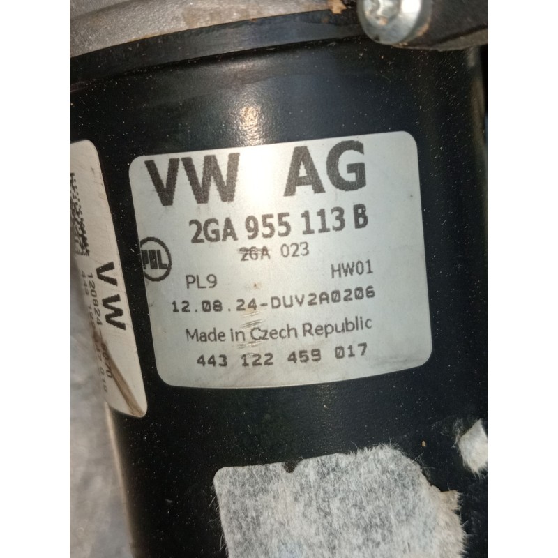 Recambio de motor limpia delantero para volkswagen t-roc (a11, d11) 2.0 tdi scr referencia OEM IAM 2GA955113B 443122459017 2024