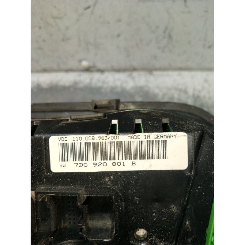 Recambio de cuadro instrumentos para volkswagen transporter t4 furgoneta (70a, 70h, 7da, 7dh, 70j) 2.5 tdi referencia OEM IAM 7D