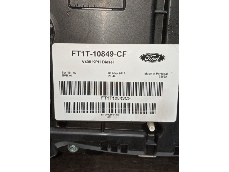 Recambio de cuadro instrumentos para ford transit connect v408 furgoneta/monovolumen 1.5 tdci referencia OEM IAM FT1T10849CF FT1