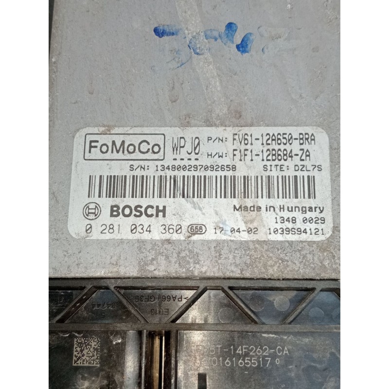 Recambio de centralita motor uce para ford transit connect v408 furgoneta/monovolumen 1.5 tdci referencia OEM IAM 0281034360 FV6