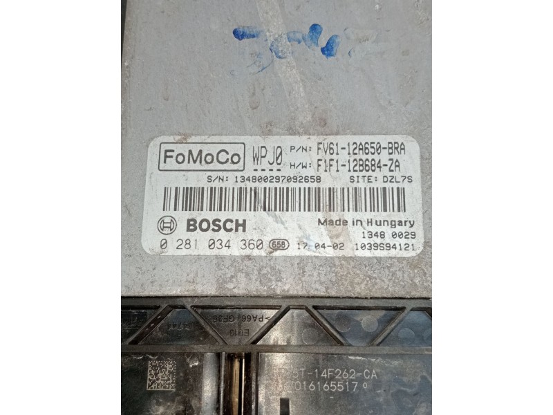 Recambio de centralita motor uce para ford transit connect v408 furgoneta/monovolumen 1.5 tdci referencia OEM IAM 0281034360 FV6