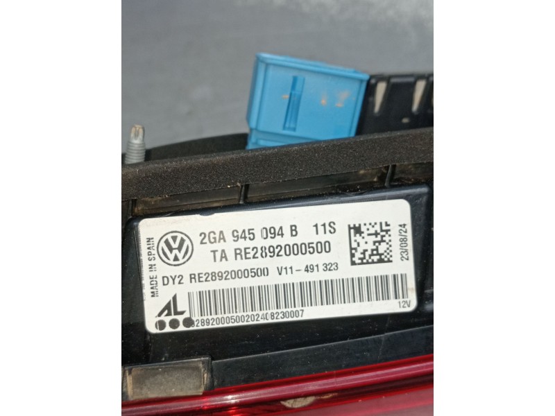 Recambio de piloto trasero derecho interior para volkswagen t-roc (a11, d11) 2.0 tdi scr referencia OEM IAM 2GA945094B RE2892000