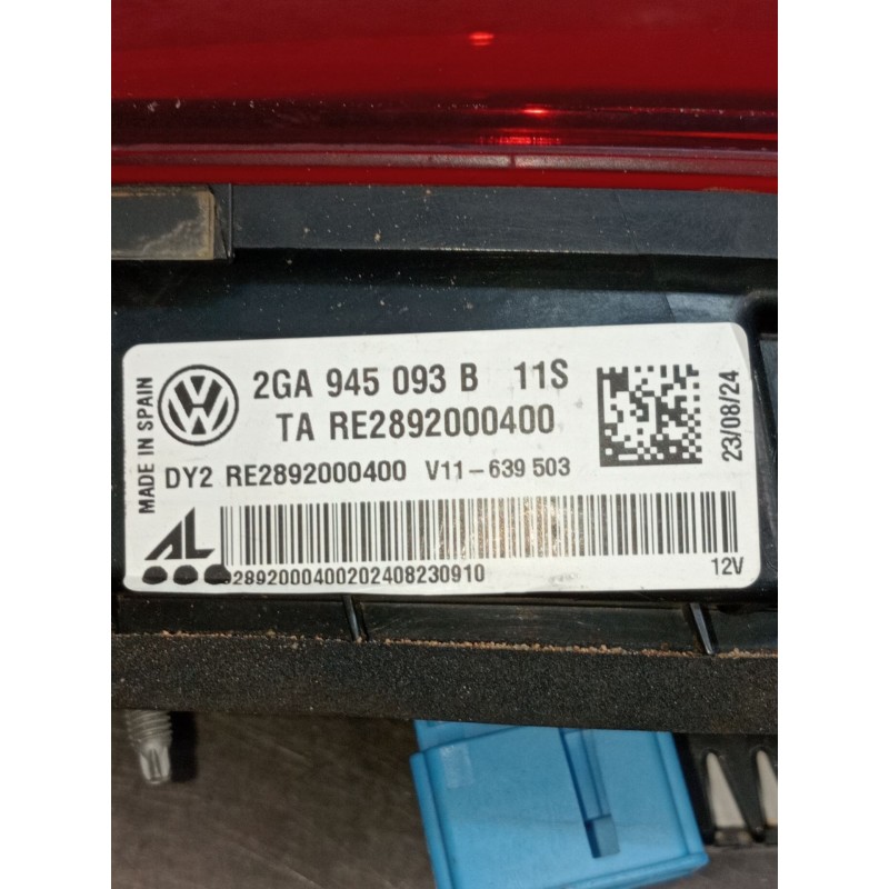 Recambio de piloto trasero izquierdo interior para volkswagen t-roc (a11, d11) 2.0 tdi scr referencia OEM IAM 2GA945093B RE28920