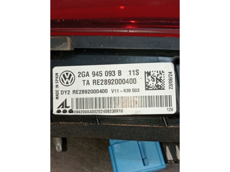 Recambio de piloto trasero izquierdo interior para volkswagen t-roc (a11, d11) 2.0 tdi scr referencia OEM IAM 2GA945093B RE28920