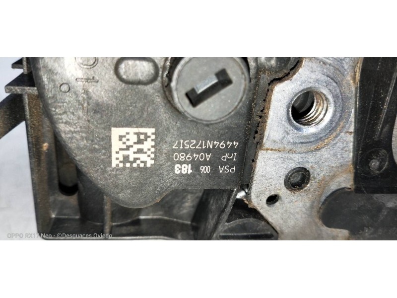 Recambio de motor cierre centralizado delantero derecho para citroen c5 berlina exclusive referencia OEM IAM 006183  