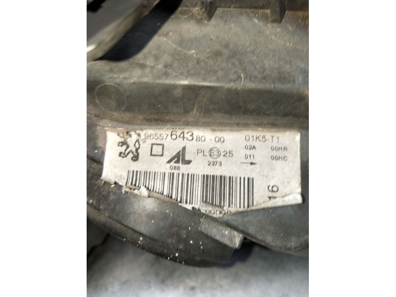 Recambio de faro izquierdo para peugeot 307 (3a/c) 1.6 16v referencia OEM IAM 9655764380  2005