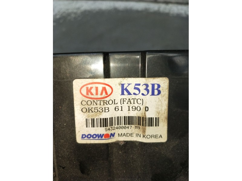 Recambio de mando calefaccion / aire acondicionado para kia carnival ii (gq) 2.9 crdi referencia OEM IAM 0K53B61190D 9432400047M