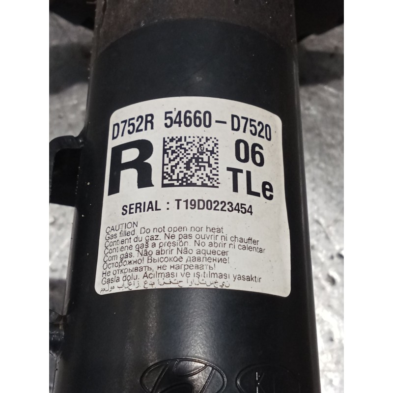 Recambio de amortiguador delantero derecho para hyundai tucson (tl, tle) 1.6 crdi referencia OEM IAM 54660D7520  18