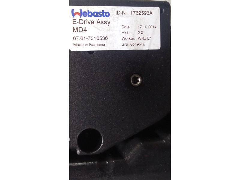 Recambio de techo electrico para bmw 4 gran coupe (f36) 428 i referencia OEM IAM 7275632  