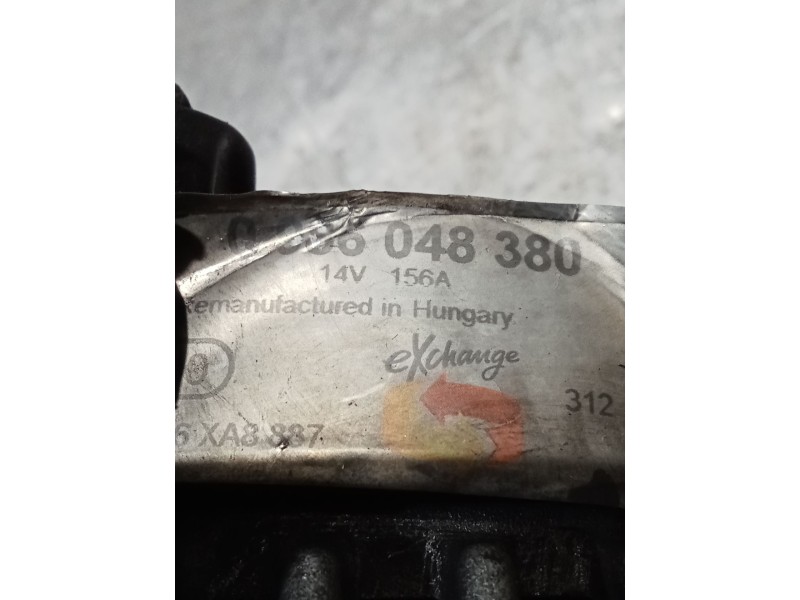 Recambio de alternador para ford s-max (wa6) 1.8 tdci referencia OEM IAM 986048380  