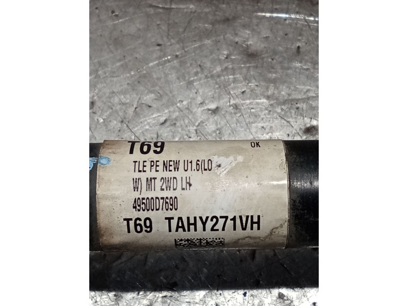 Recambio de transmision delantera izquierda para hyundai tucson (tl, tle) 1.6 crdi referencia OEM IAM 49500D7690  18