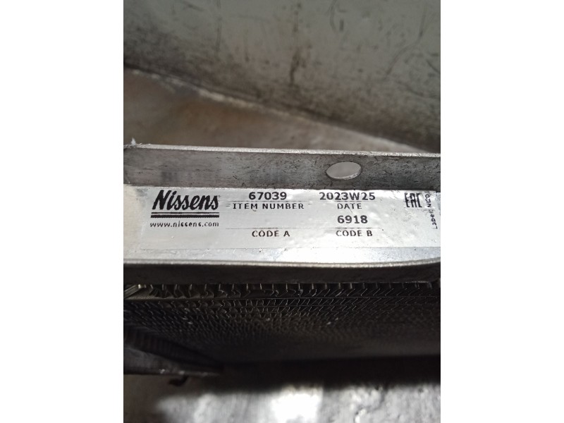Recambio de radiador agua para hyundai h-1 furgoneta (a1) 2.5 crdi referencia OEM IAM   03