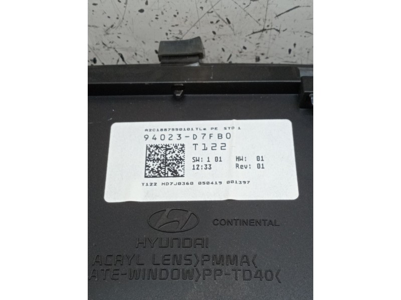 Recambio de cuadro instrumentos para hyundai tucson (tl, tle) 1.6 crdi referencia OEM IAM 94023D7FB0  2018