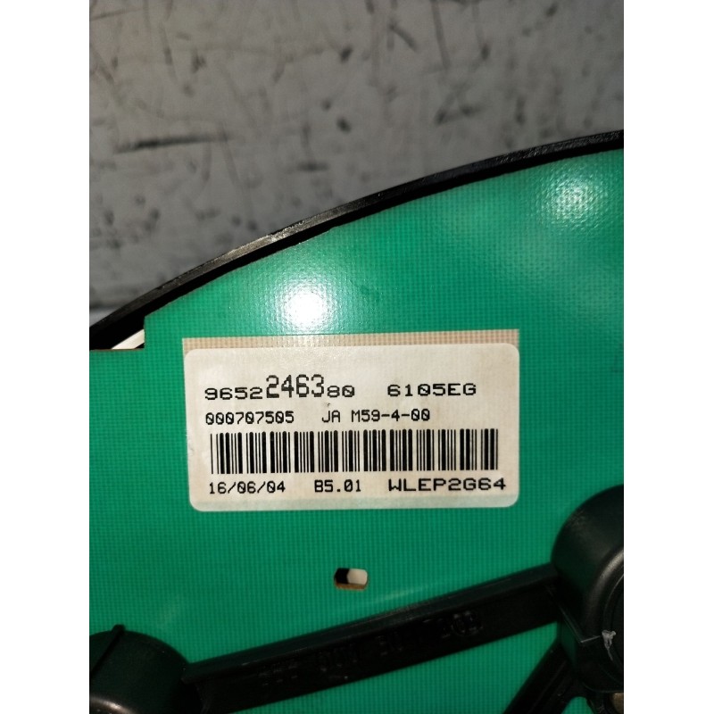 Recambio de cuadro instrumentos para citroën berlingo / berlingo first monospace (mf_, gjk_, gfk_) 2.0 hdi 90 (mfrhy) referencia