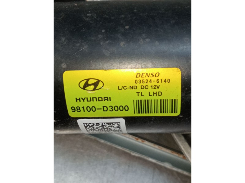 Recambio de motor limpia delantero para hyundai tucson (tl, tle) 1.6 crdi referencia OEM IAM 98100D3000 035246140 2018