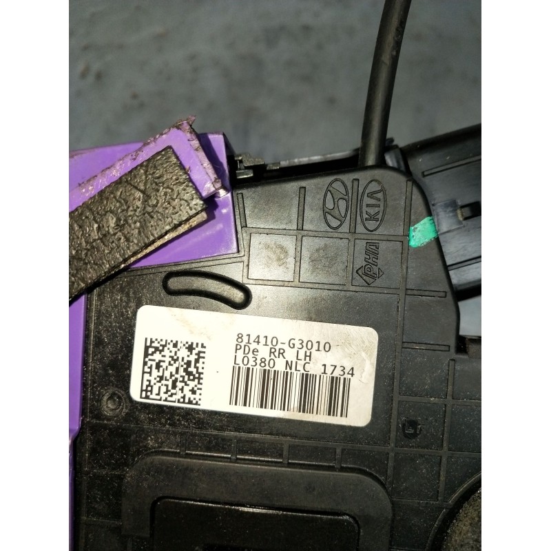 Recambio de motor cierre centralizado trasero izquierdo para hyundai i30 (pde, pd, pden) 1.0 t-gdi referencia OEM IAM 81410G3010
