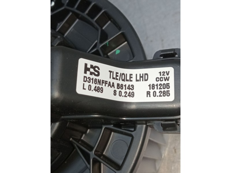 Recambio de motor calefaccion para hyundai tucson (tl, tle) 1.6 crdi referencia OEM IAM D316NFFAA  2018