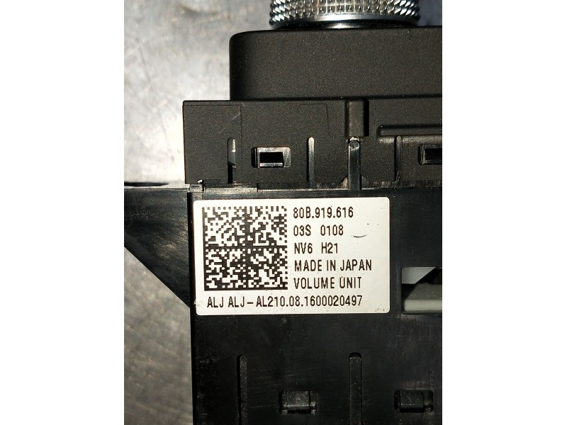 Recambio de mando multifuncion para audi q5 van (fyb, fyg) 3.0 tdi quattro referencia OEM IAM 80B919616 03S0108 2016