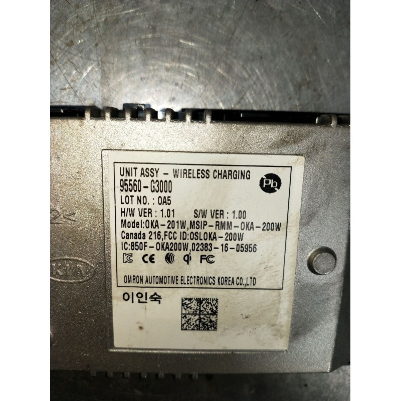 Recambio de modulo electronico para hyundai i30 (pde, pd, pden) 1.0 t-gdi referencia OEM IAM 95560G3000  2016